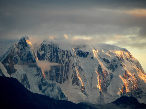 尼泊尔 雪山冰川