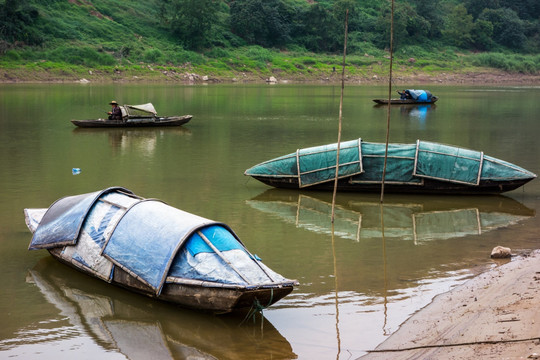泸州沱江渔船