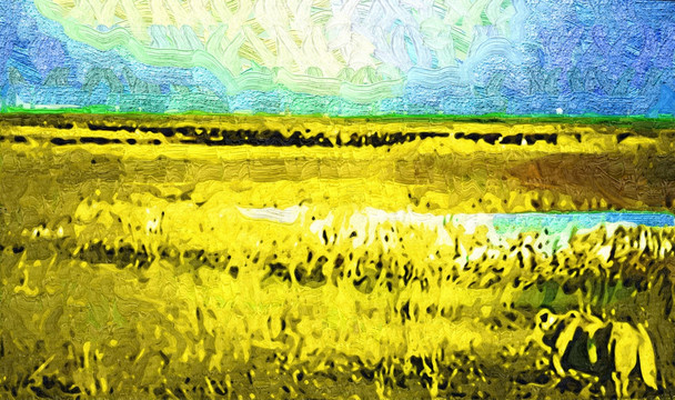 抽象风景画