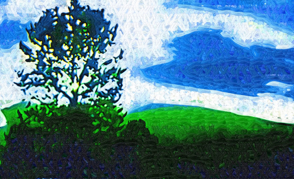 风景油画