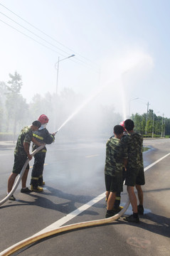 消防演习 消防训练