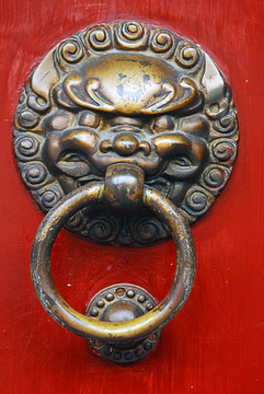 南京 总统府 狮子 门锁