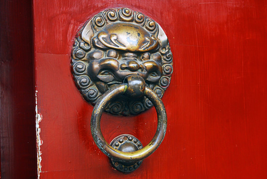 南京 总统府 狮子 门锁