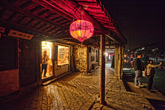 西塘古镇夜景