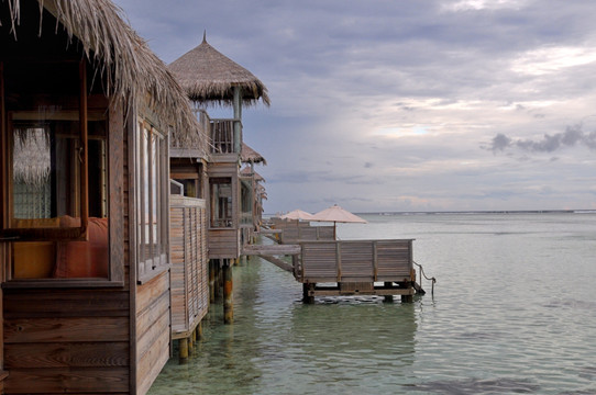 马尔代夫的水上屋