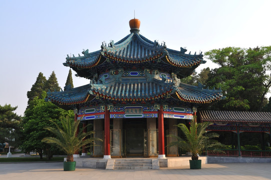 北京中山公园兰亭碑亭
