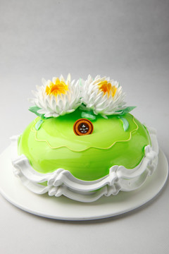 生日蛋糕菊花