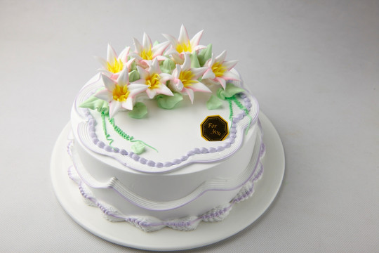生日蛋糕小百合