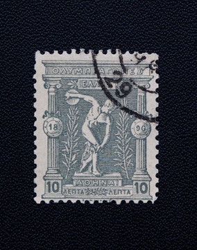 第一套奥运邮票