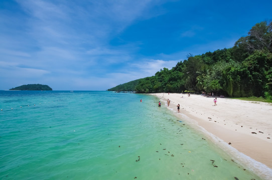 夏日的海滩