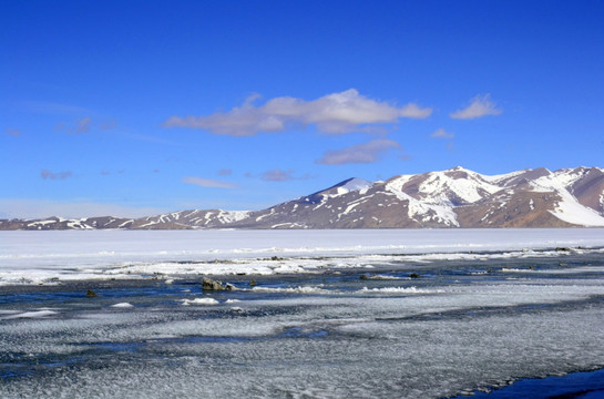 西藏风光 冰湖