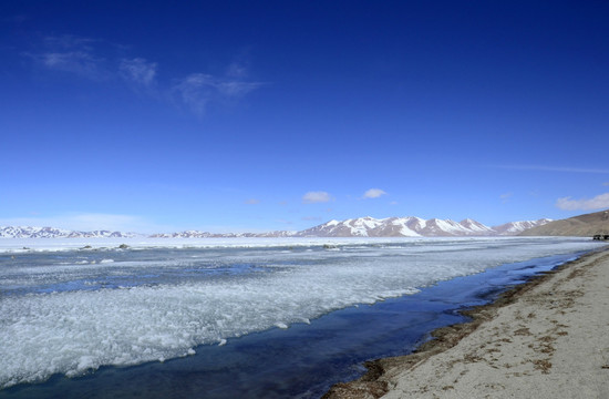 西藏风光 冰湖