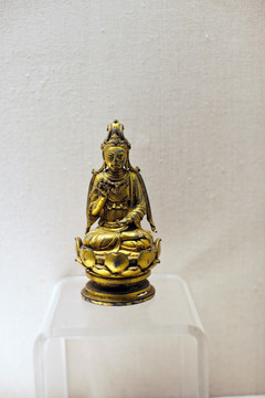 古代青铜雕塑 佛像 金属工艺