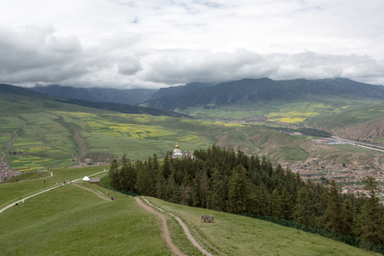 青海祁连山卓尔山风景