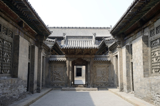 榆次常家庄园精美建筑