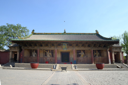 平遥古城双林寺天王殿