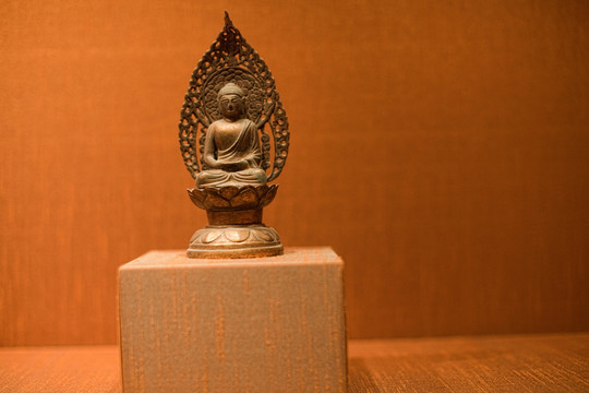 古代青铜雕塑 佛像 金属工艺