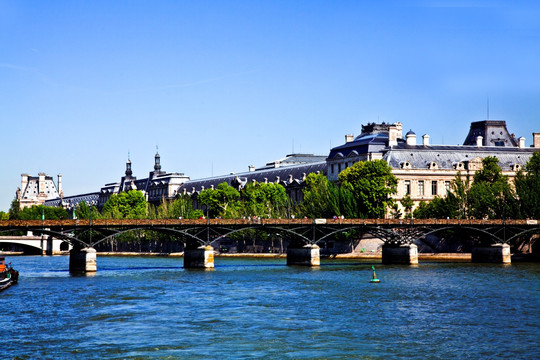 塞纳河畔 塞纳河 巴黎 法国