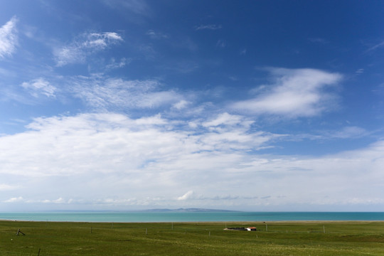青海湖天空