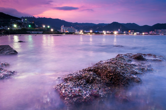 大梅沙海湾夜景