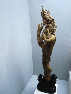 黄花梨木雕佛像