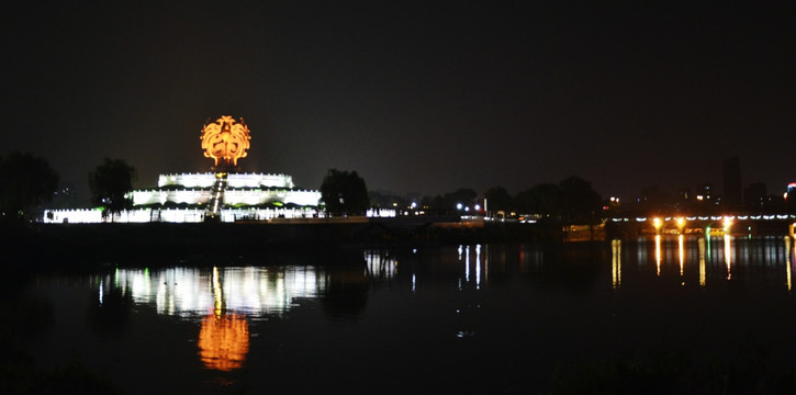 南京江宁凤凰台夜景