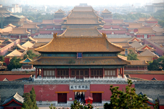 北京 故宫鸟瞰