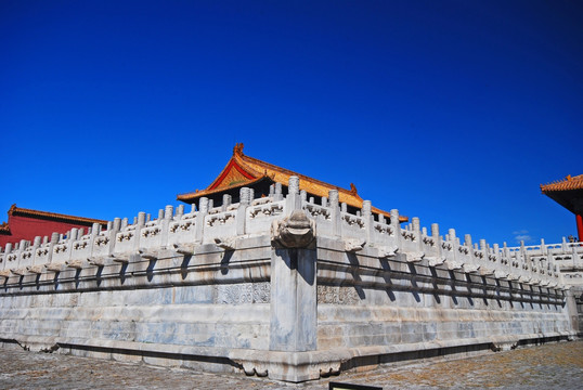 北京故宫 保和殿栏杆