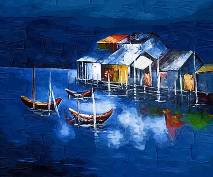 油画