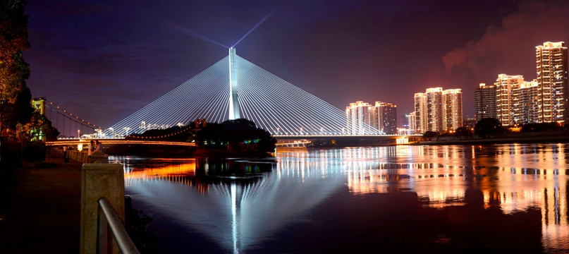 福州三县洲大桥夜景