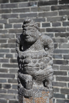 古代衙门人物石雕