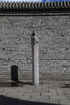 古代衙门人物石雕