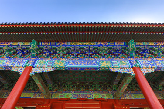 中国建筑房檐