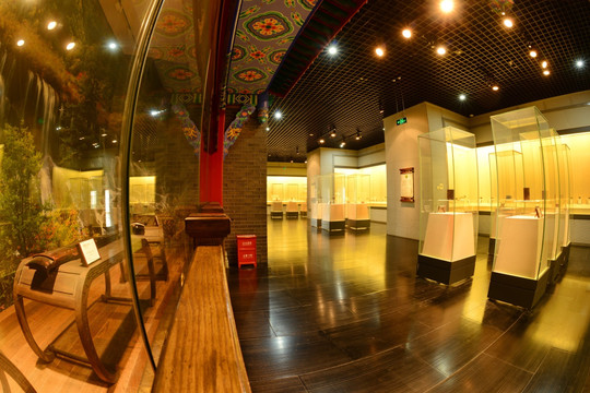 四川博物院展厅室内装饰