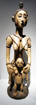 非洲木雕展  母与子