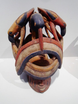 非洲顶饰品   非洲木雕展