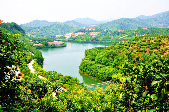 梅州雁鸣湖风光