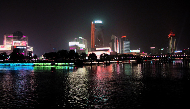 宁波外滩夜景