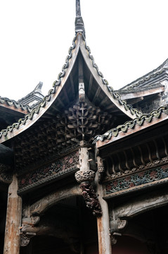 杭州 西溪 木结构 中式建筑