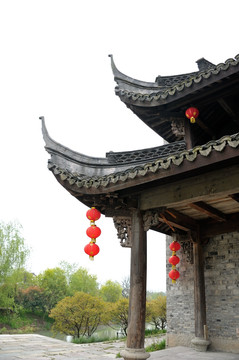 杭州 西溪 木结构 中式建筑