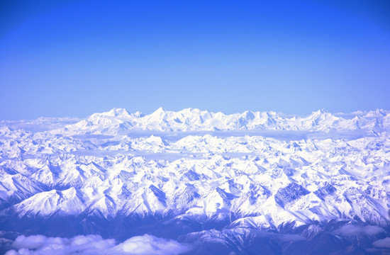 喜马拉雅山脉雪峰