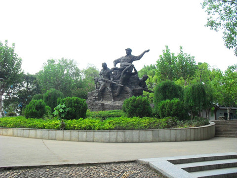 衡阳保卫战雕像