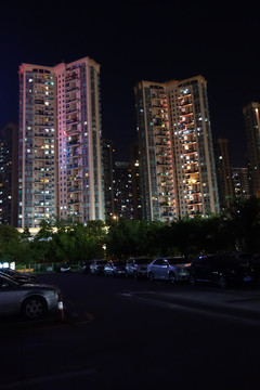 深圳建筑群夜景