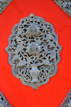 北京大觉寺中的砖雕