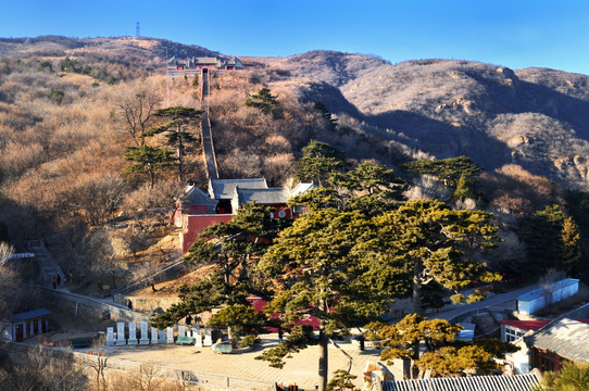 北京妙峰山全景