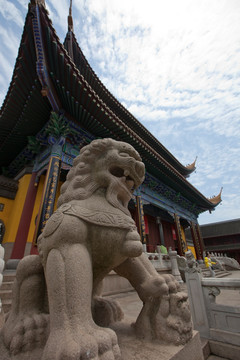 金山寺 寺庙 江天禅寺 庙宇