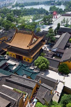 镇江金山景区 金山寺 百花洲