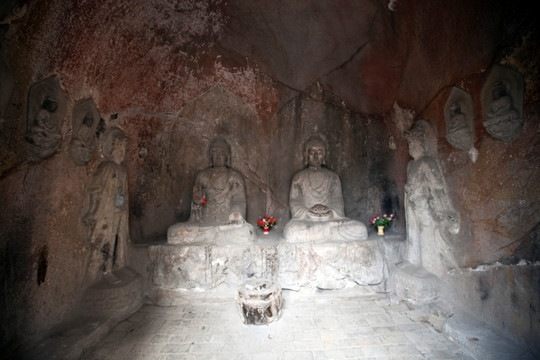 千佛崖 石窟 栖霞山 栖霞寺