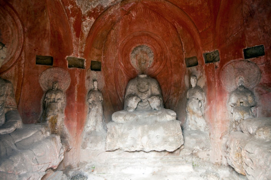 千佛崖 石窟 栖霞山 栖霞寺