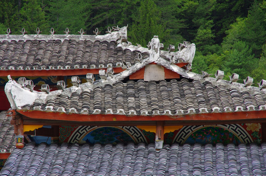 藏族建筑屋顶